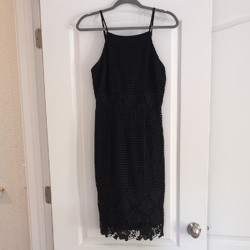 Willow & Clay Black Lace Dress
